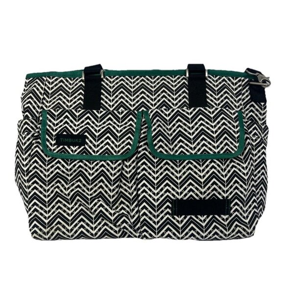 Timbuk2 Handbags - Timbuk2 patterned travel tote bag Diaper Bag Chevron Green Black